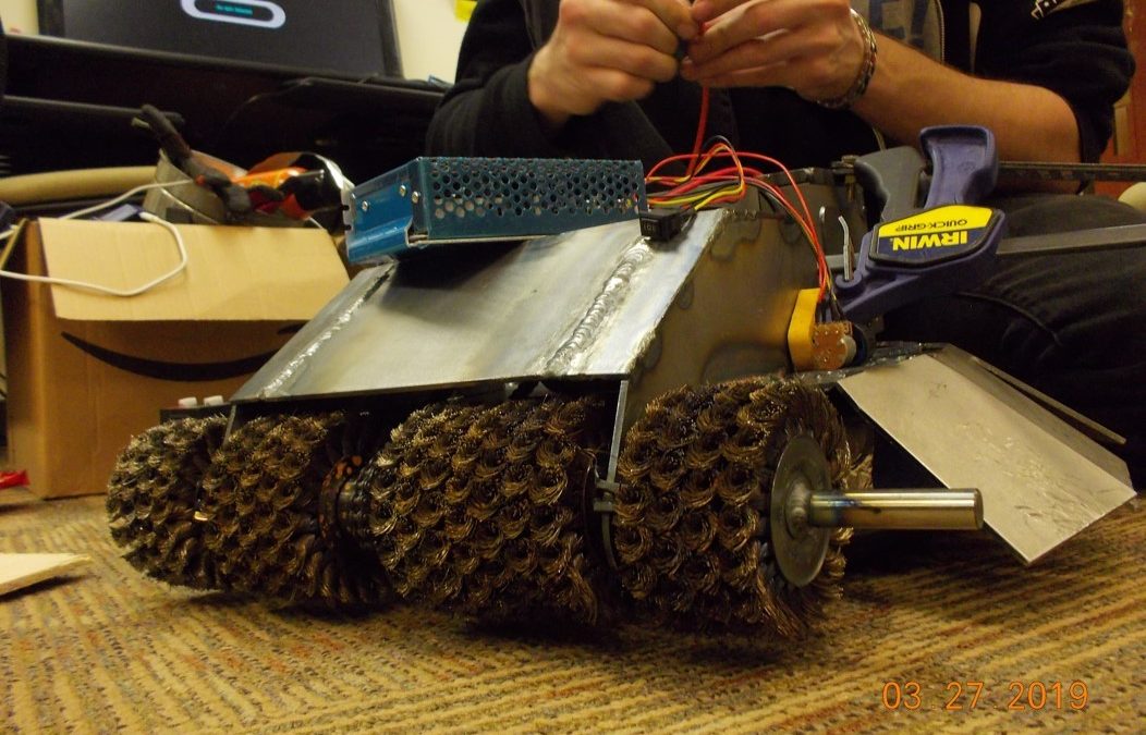 Mechanical Power Helps Engineering Student Source Parts for Battlebot for Student Robotics Competition