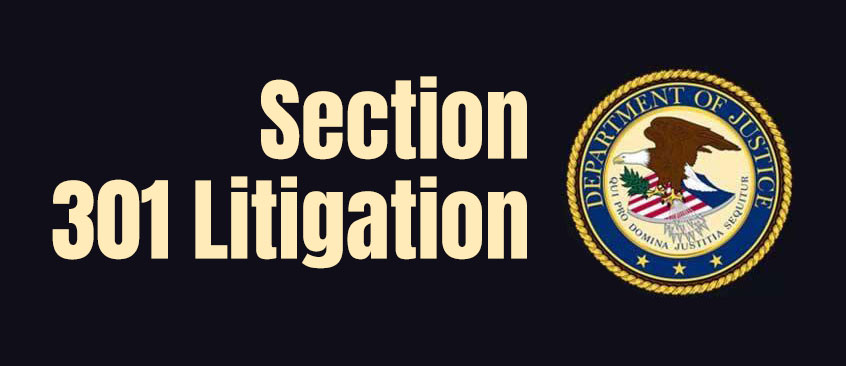 DOJ Suggests “Test Case” in Section 301 Litigation
