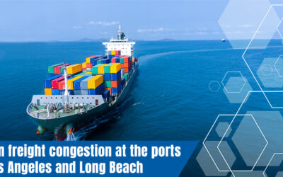 Ocean freight congestion at the ports of Los Angeles and Long Beach