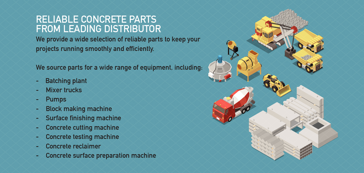 Concrete Machinery we Support