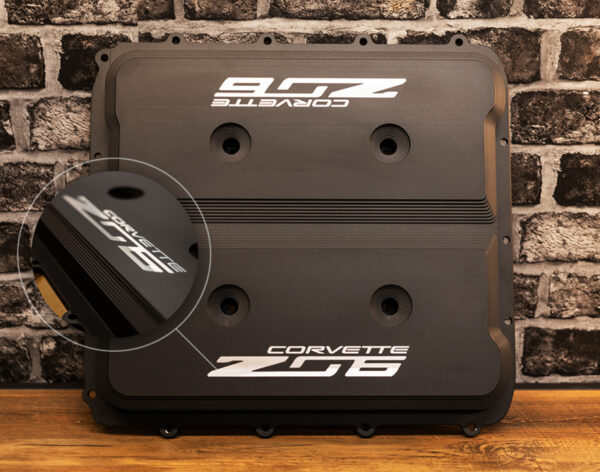 MPI Supercharger Lid Black with Z06 Laser Logo