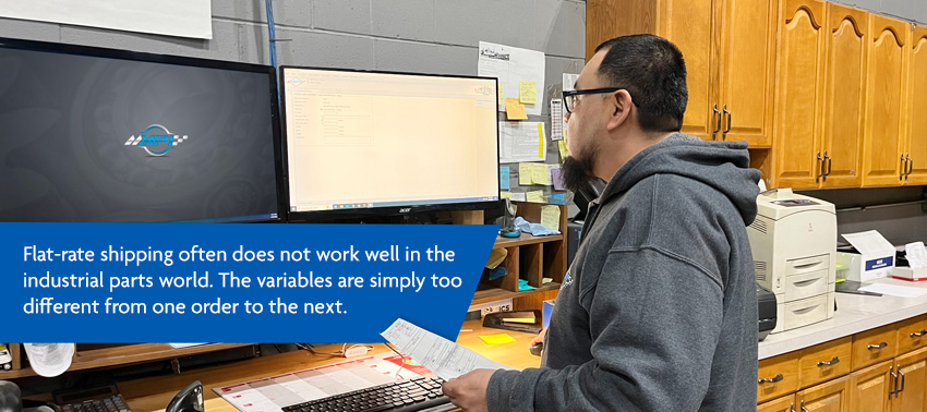 Carlos Moreno at work freight costs