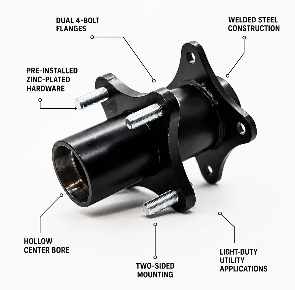 MPI Dual Flanged Wheel Hub Assembly Specs