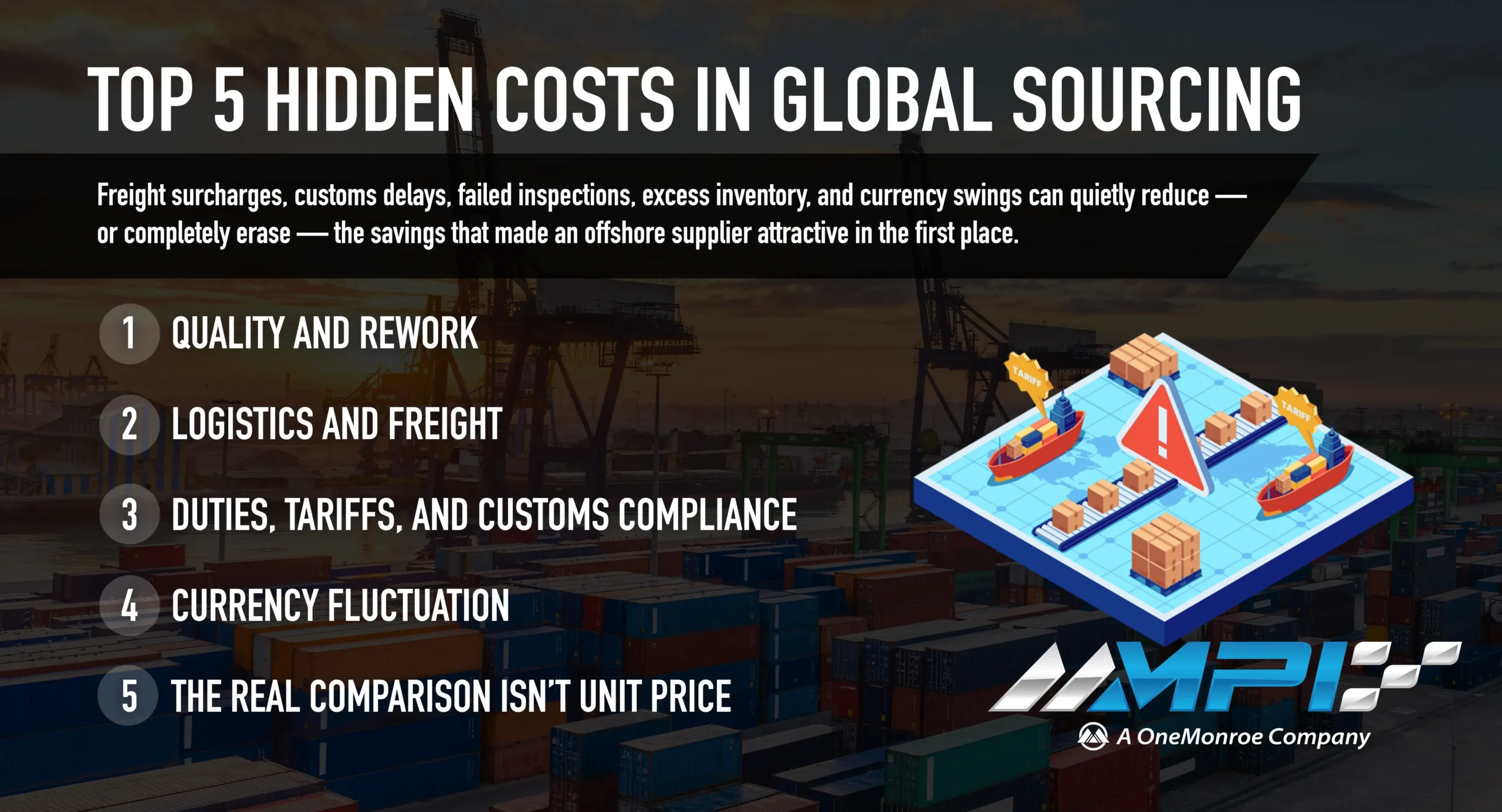 Costs in Global Sourcing